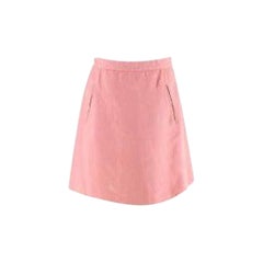 Valentino Pink Twill Mini Skirt