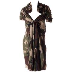 Junya Watanabe Comme Des Garcons 2010 Camouflage Print Dress