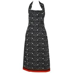 CDG Embroidered Halter Dress 9