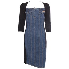 Moschino Bodycon Denim Dress