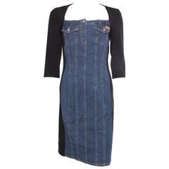 Moschino Bodycon Denim Dress 10