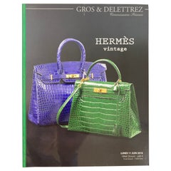 Catalogue des ventes aux enchères vintage d'Hermès Paris 2018 publié par Gros & Delettrez