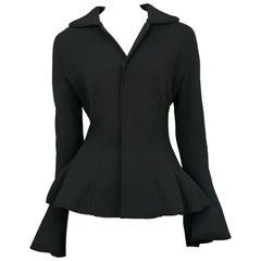Yohji Black Bell Sleeve Jacket