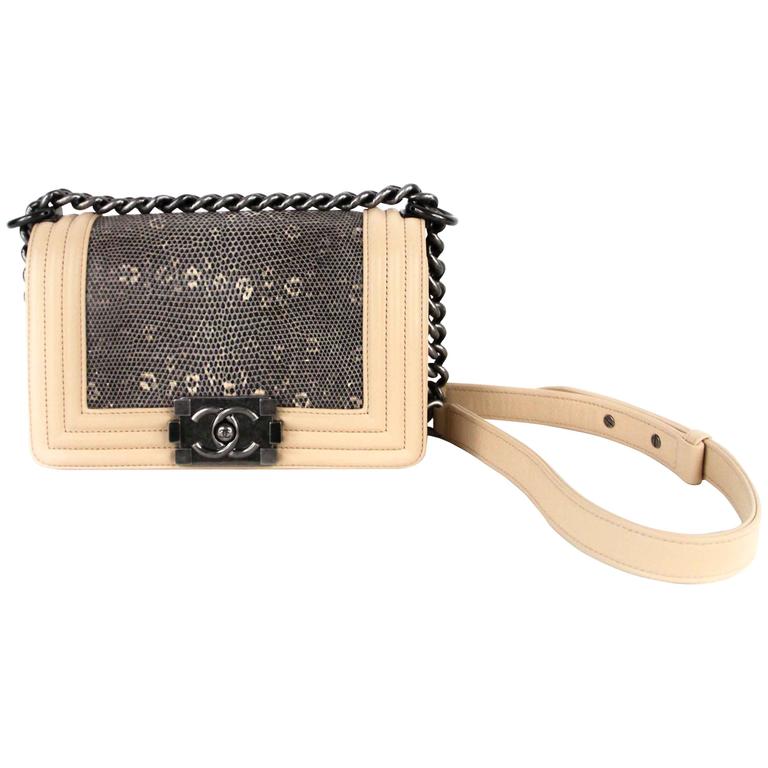 Chanel Small Exotic Stingray Boy Bag at 1stDibs