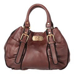 2000s Marni Vintage Brown Leather HandBag