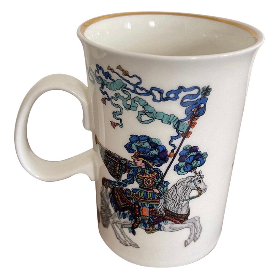 Vintage 70s GUCCI Horse Knight Monogram Single Signed Gold Rimmed Butterfly  Cup For Sale at 1stDibs | gucci mug