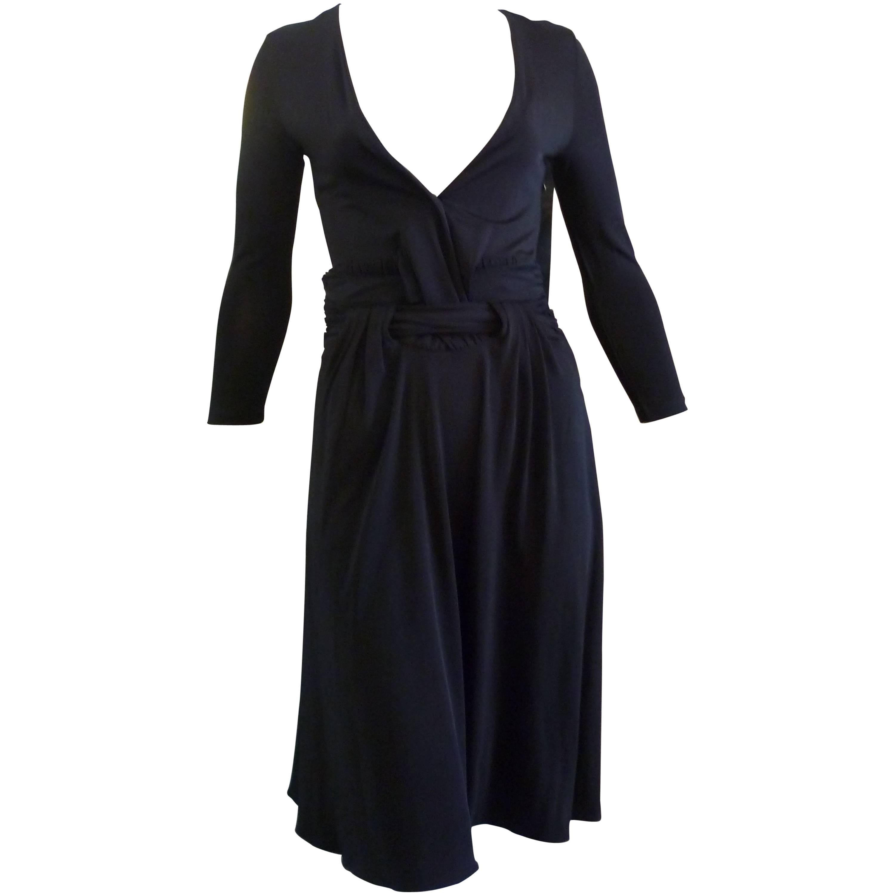 Just Cavalli Sexy Black Viscose Dress W/T (38 Itl) at 1stDibs