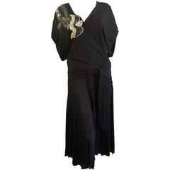 Creasy Paris 1930s Look Dress with Bird Decoration 12