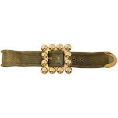Vintage 80s Gold Metal Mesh Belt