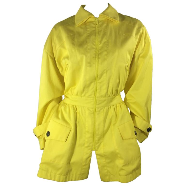 Karl Lagerfeld Yellow Jacket For Sale at 1stDibs