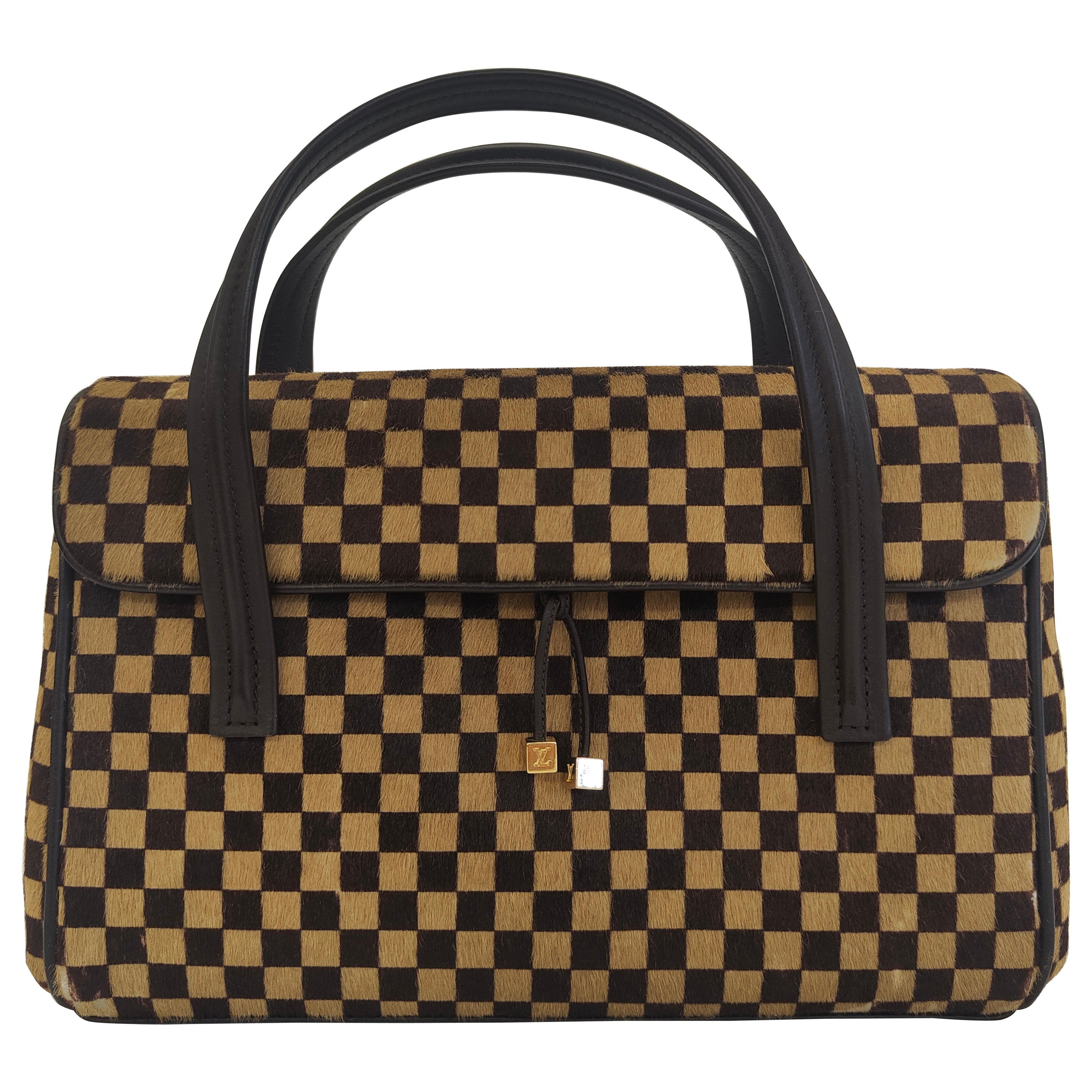 Louis Vuitton, Bags, Lois Vuitton Damier Sauvage Calf Hair Bag