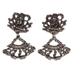 Christian Lacroix 1980s Brutalist Earrings