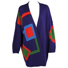 Marimekko Graphic and Colorful Wool Sweater 1