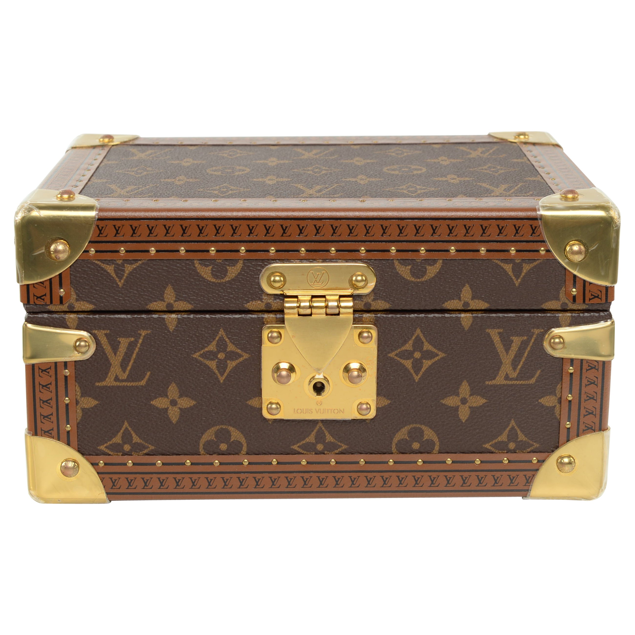Louis Vuitton Coffret Tresor 24 Case NEW Monogram Jewelry Box Unused