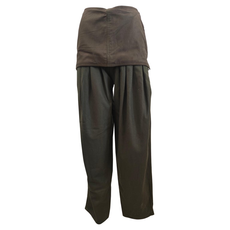 Gianni Versace green pants For Sale at 1stDibs