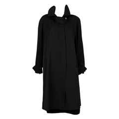 Claude Montana Black Trench Coat