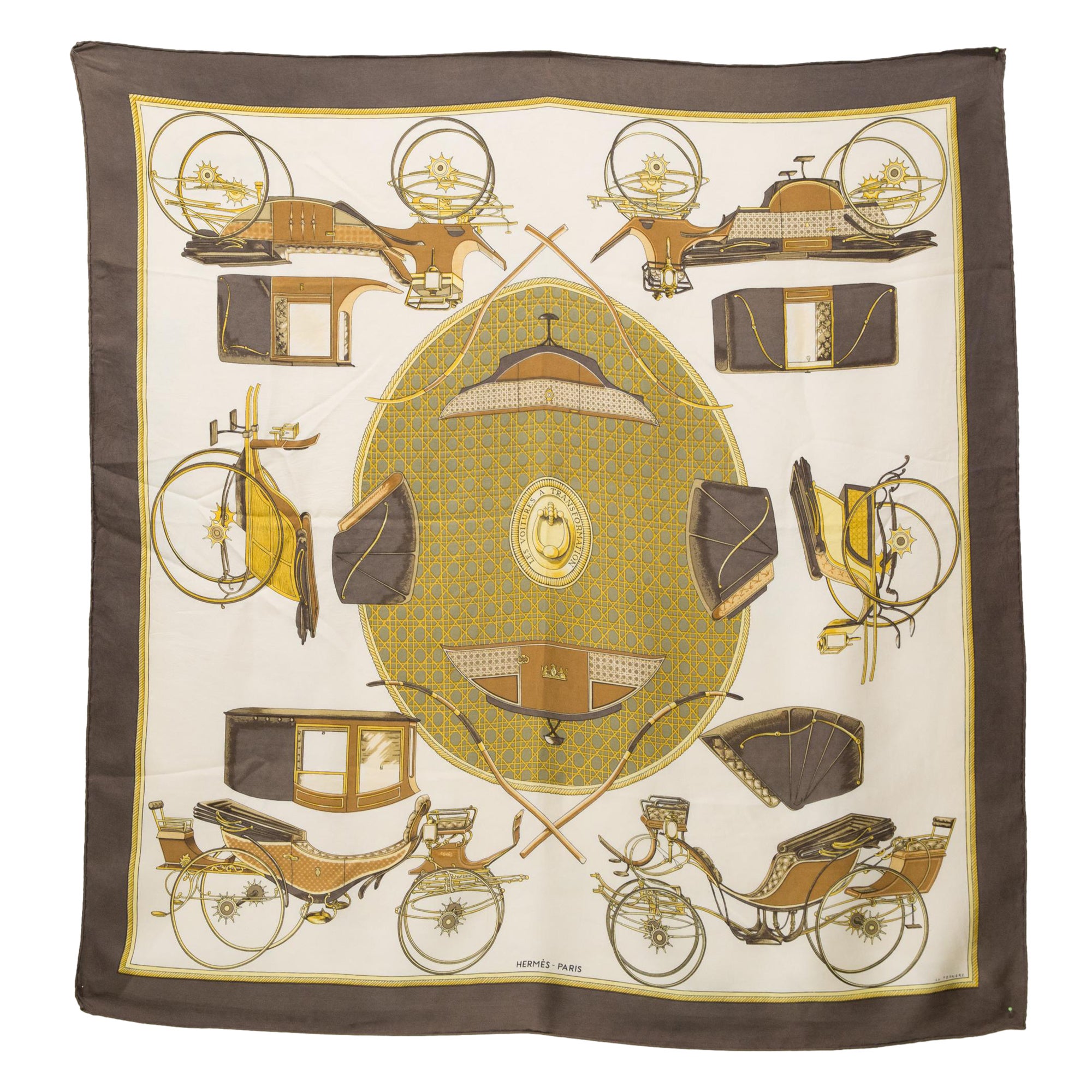 A lighthearted take on autumn in Hermès' latest scarf collection