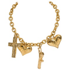 Lacroix Charm Gold Necklace