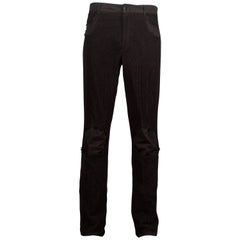 Raf Simons 'CONSUMED' black net jean pants, circa 2003