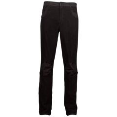 Raf Simons 'CONSUMED' black net jean pants, circa 2003 6