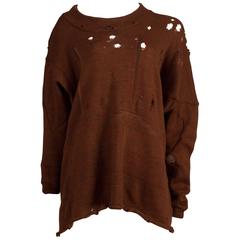 Worlds End by Westwood and McLaren asymmetric knitted sweater, circa 1981 6