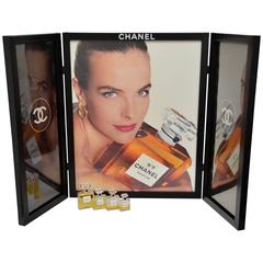 CHANEL Large Size Advertising Allure Perfume Display Vintage Mint 3