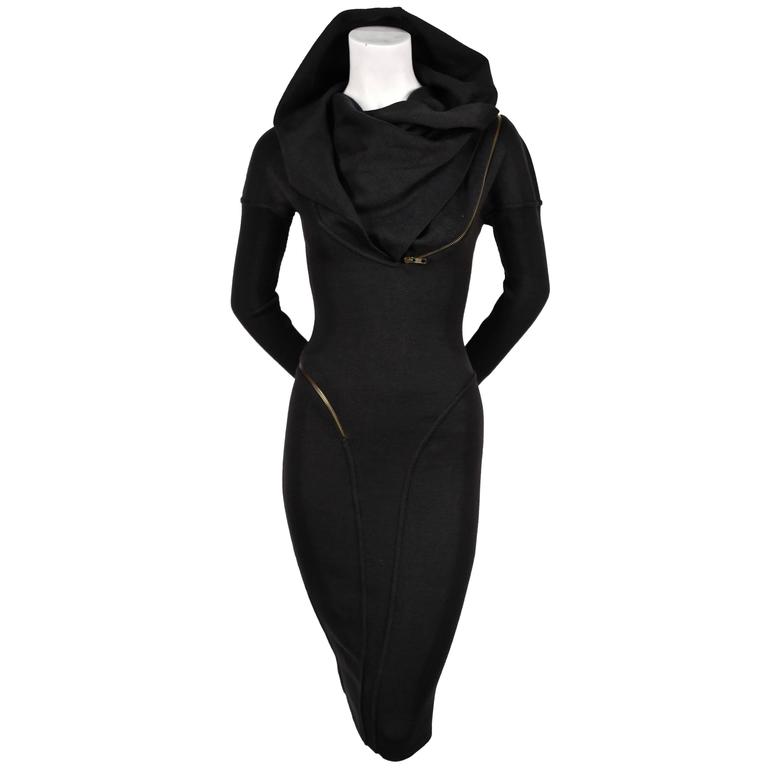 azzedine alaia black dress