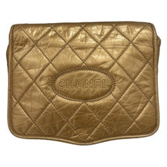 2005 Chanel Gold Crossbody Bag
