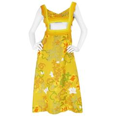1960s Couturier Jacques H. Reval Studded Halter Dress 10