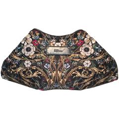 Alexander McQueen Floral Print Silk Folding Clutch