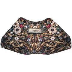 Alexander McQueen Floral Print Silk Folding Clutch 