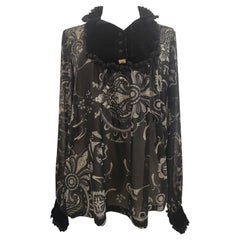 Elisabetta Franchi x Celyn B black blouse