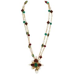 Rare Chanel Gripoix Necklace, 1994 7