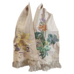 Retro Dries Van Noten multicoloured silk shawl