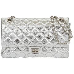 Chanel Silver Metallic Reissue Classic Bag 2