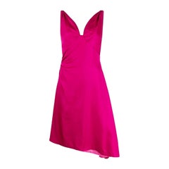 Thierry Mugler Couture Rosafarbenes Cocktailkleid