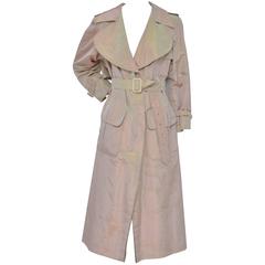 Givenchy Haute Couture Iridescence  Fabric Trench Coat  