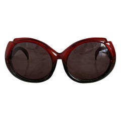 Retro 1970’s Christian Dior two tone oversized sunglasses 