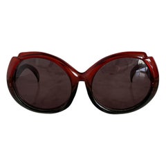 Vintage 1970’s Christian Dior two tone oversized sunglasses