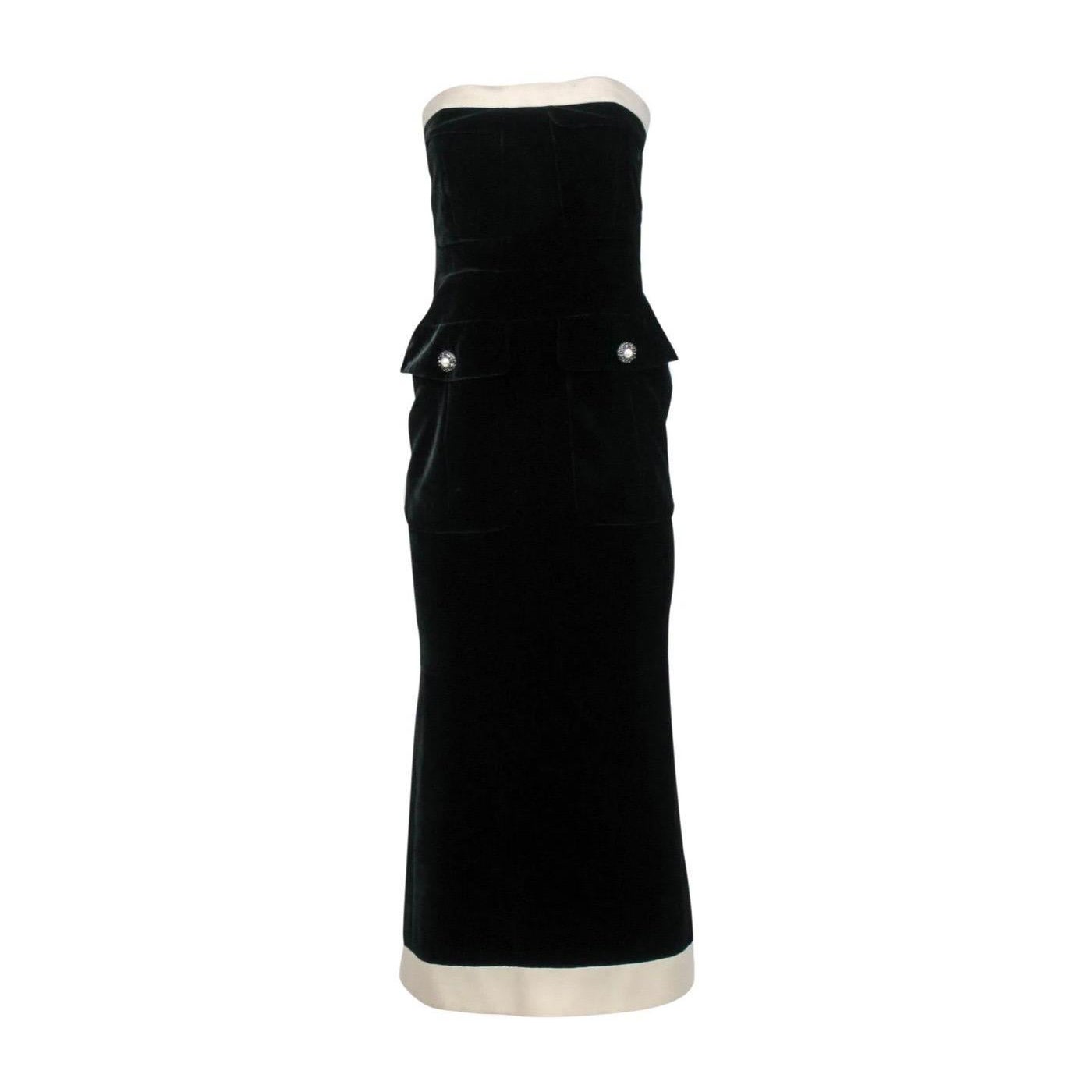 Chanel Boutique Black Evening Dress – Vintage by Misty