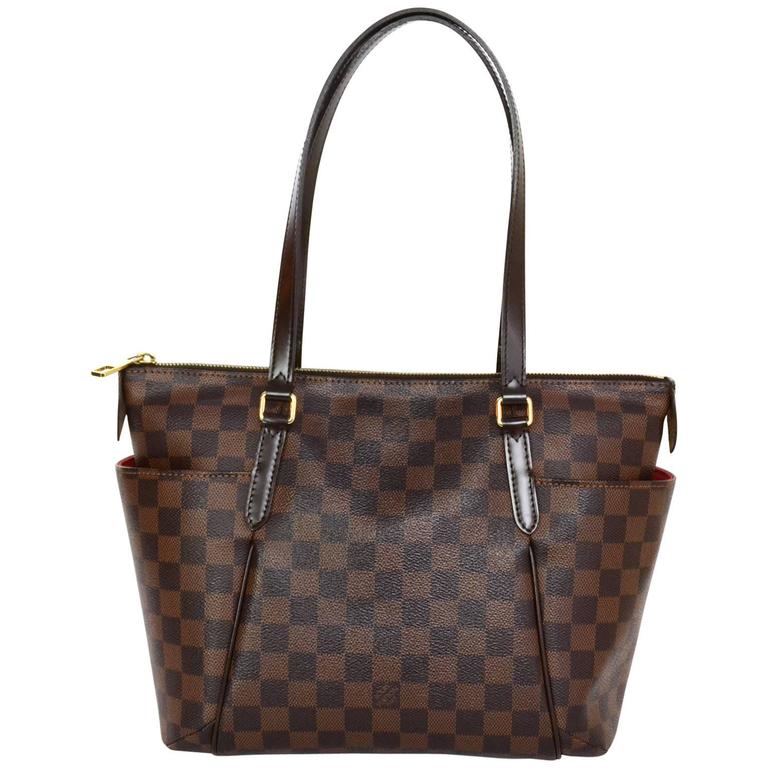 Louis Vuitton Damier Totally PM Bag and Dust Bag For Sale at 1stdibs