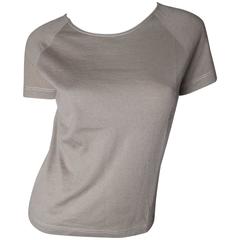 Chanel Beige Cashmere/Silk "T-Shirt"  - sale