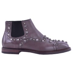 Dolce & Gabbana - Studded Ankle Boots with Strass EUR 43