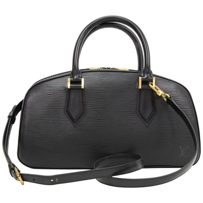 Louis Vuitton Jasmin Black Epi Leather Hand Bag + Strap