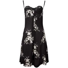 Dolce & Gabbana silk slip dress with internal bra, circa 1997 4