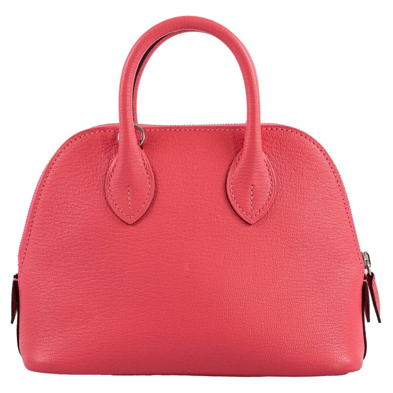 Hermes Bi-Color Fauve/Rose d'Ete Barenia Faubourg Bastia GM Change