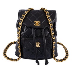 Chanel Vintage Quilted Mini Duma Backpack - Brown Backpacks, Handbags -  CHA723791