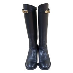 Used Hermès Black Jumping Boots