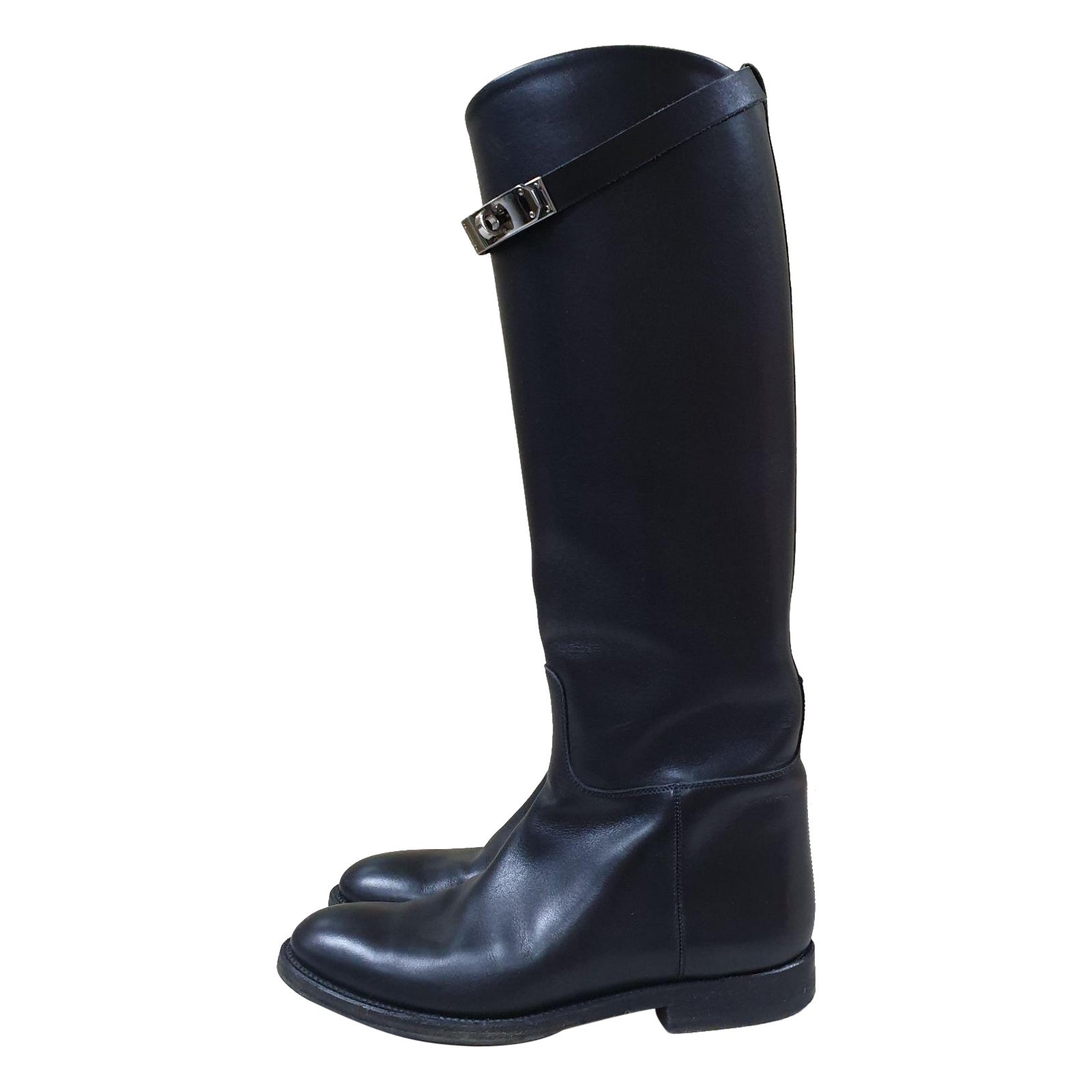 Hermès Black Jumping Boots  For Sale