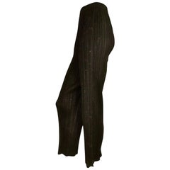 Used Pleats Please Issey Miyake Guest Artist Series No. 4 Cai Guo-Qiang Bullet Pants 